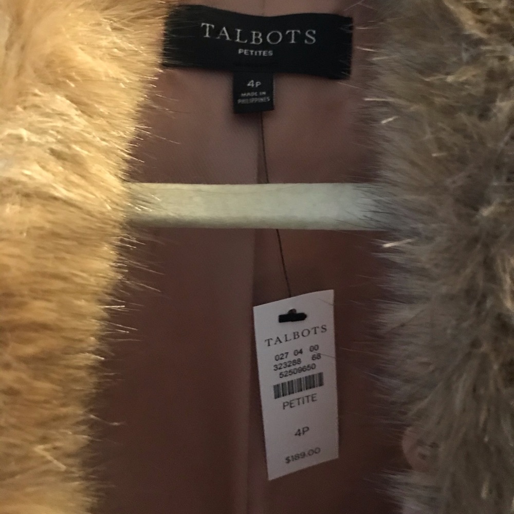 Talbots Nwt Blazer Size 4p - image 3